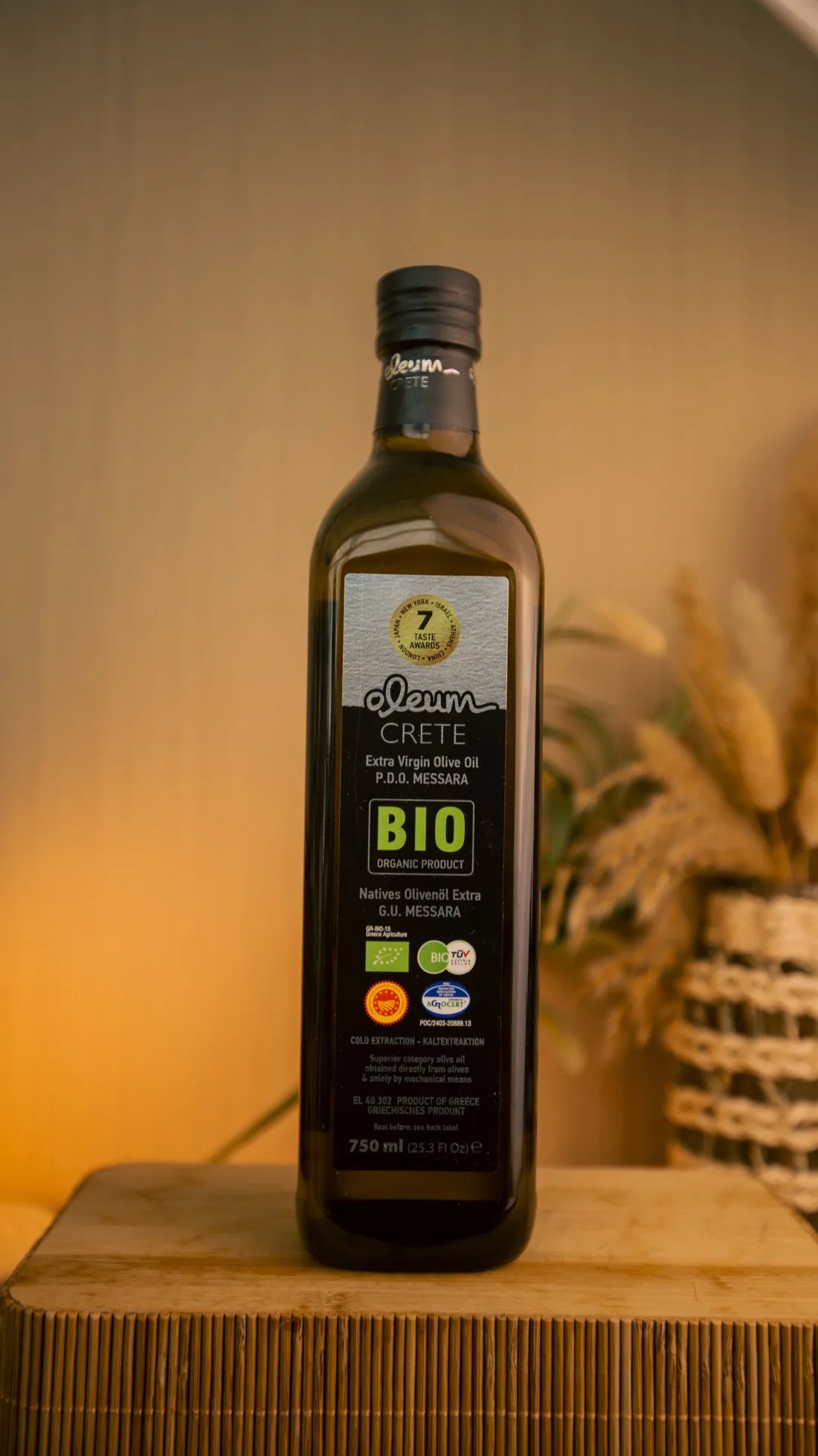 Oleum Crete Organic  Extra Virgin Olive Oil 750ml