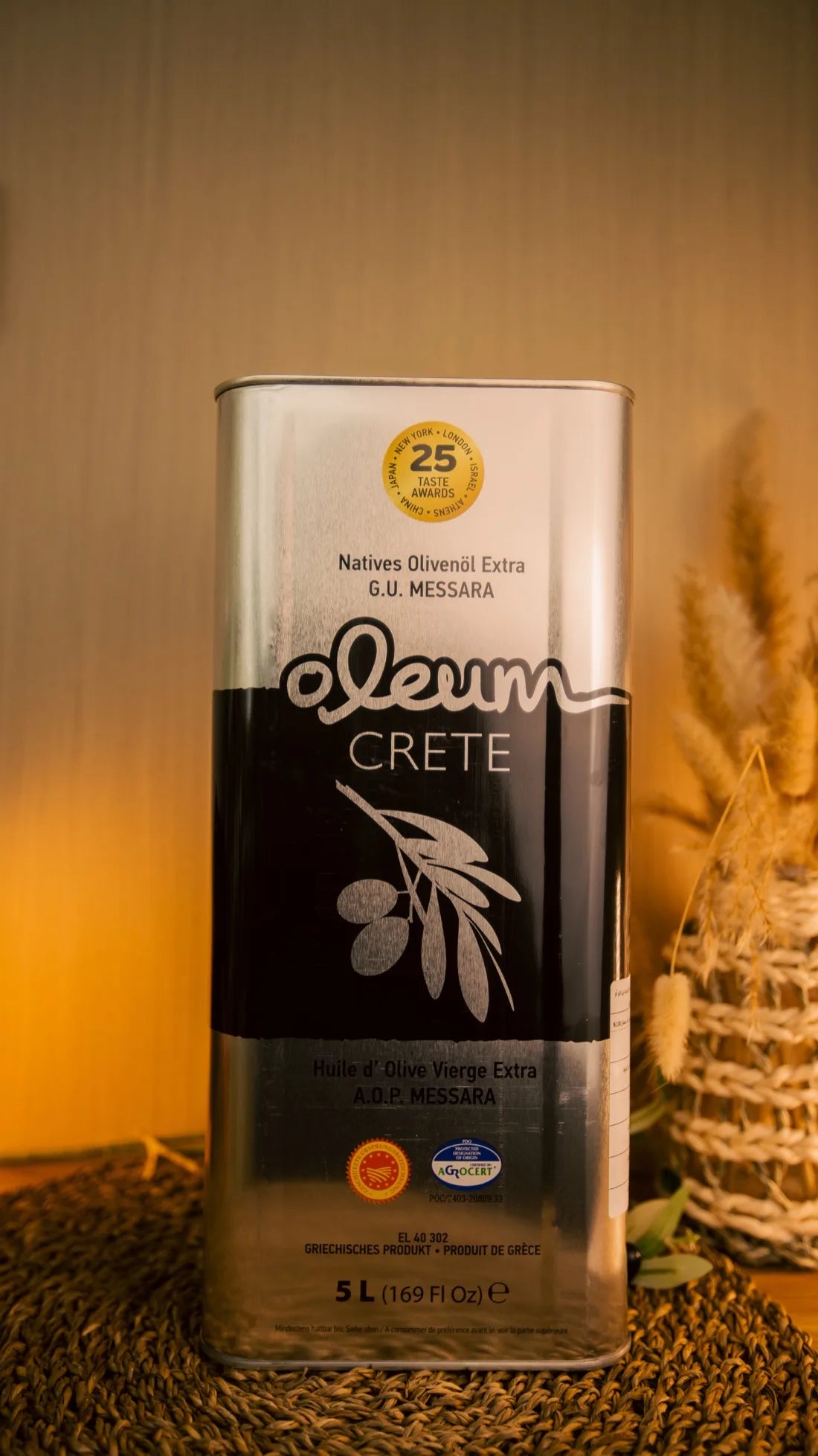 Oleum Crete Extra Virgin Olive Oil 5L